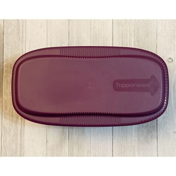 Tupperware Purple Microwave Pasta Maker with Manual - Picture 1 of 6